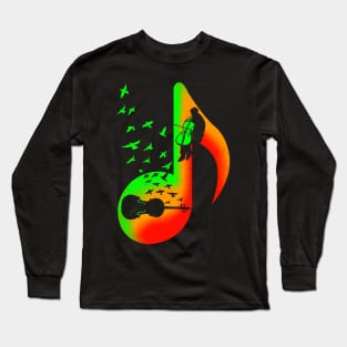 Music Cello Player Long Sleeve T-Shirt